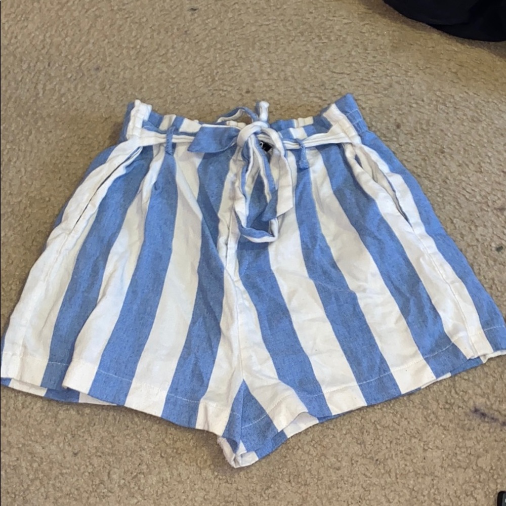 High waisted shorts.